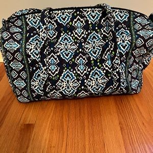 Vera Bradley ink blue large duffle